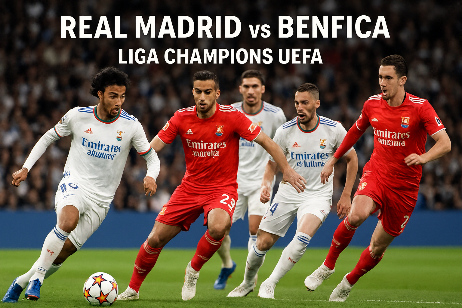 Prediksi Seru – Real Madrid vs Benfica Liga Champions UEFA Dini Hari Ini Pukul 03.00 WIB Live RBTV77Indo