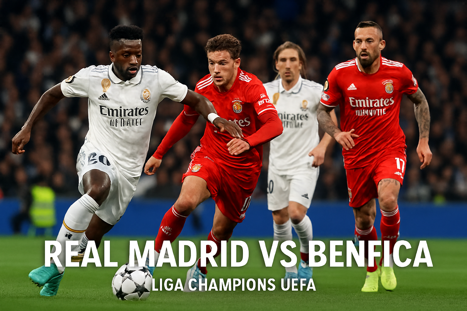 RBTV77Indo Update: Real Madrid vs Benfica Liga Champions UEFA Berakhir 2-1, Sorotan Pertandingan