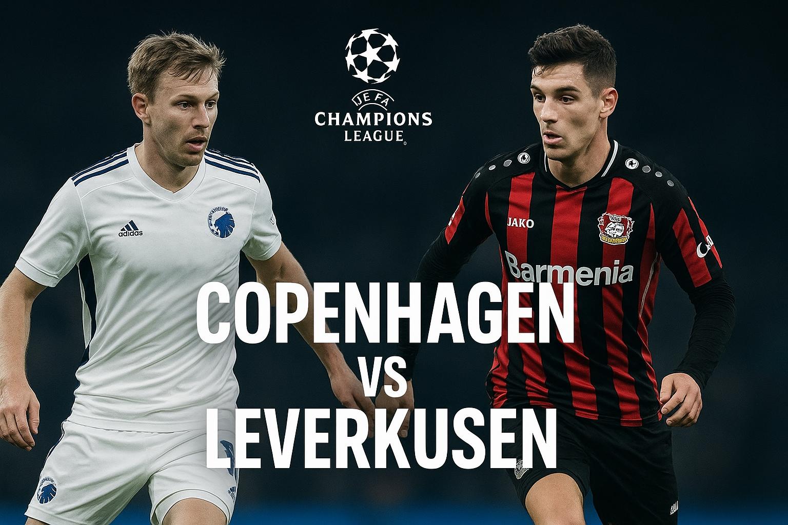 Prediksi Copenhagen vs Leverkusen Liga Champions UEFA malam ini 23.45 Rbtv77 eksklusif - Duel Seru Peminat Sepak Bola Eropa
