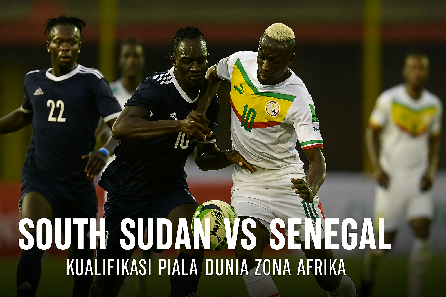 Live Match South Sudan vs Senegal Zona Afrika Eksklusif di RBTV77 - Pertarungan Sengit di Benua Hitam yang Wajib Disaksikan