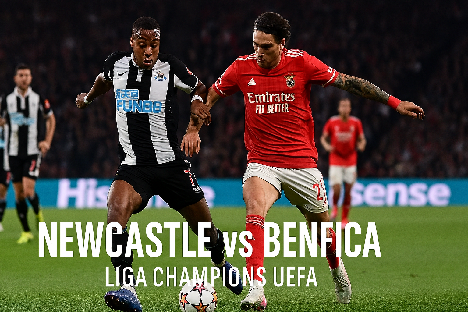 Rbtv77 Live Streaming Newcastle vs Benfica Dini Hari Ini: Pertandingan Liga Champions UEFA Paling Dinanti Pukul 02.00 WIB