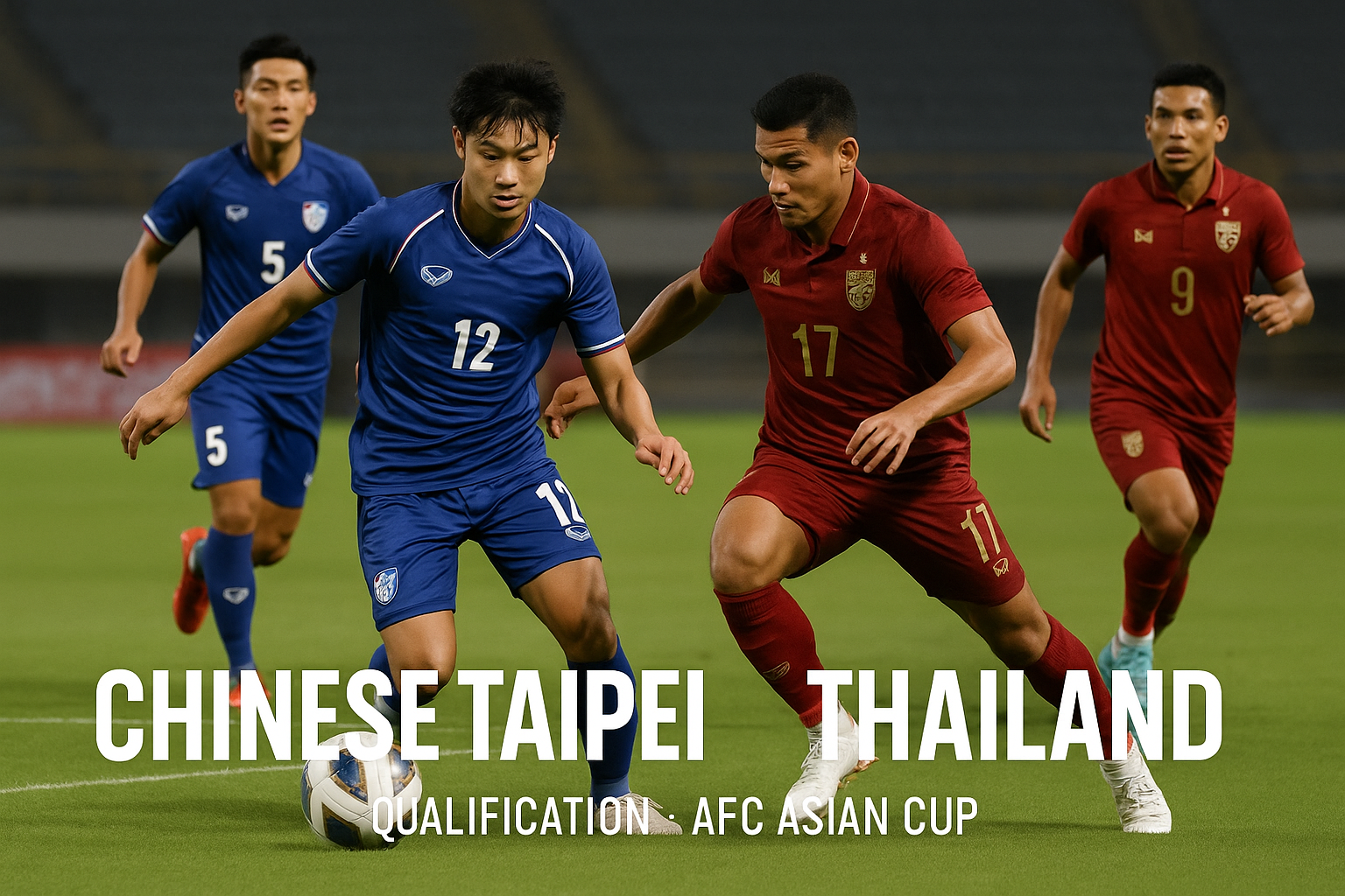 Rbtv77 Tayangkan Chinese Taipei vs Thailand Live Kualifikasi AFC - Saksikan Aksi Seru Timnas di Panggung Internasional