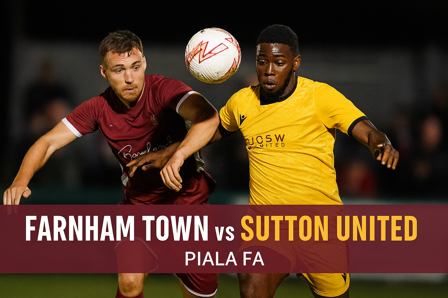 Rbtv77 Tayangkan Farnham Town vs Sutton United Piala FA Sore Ini - Pertarungan Seru di Ajang Prestisius