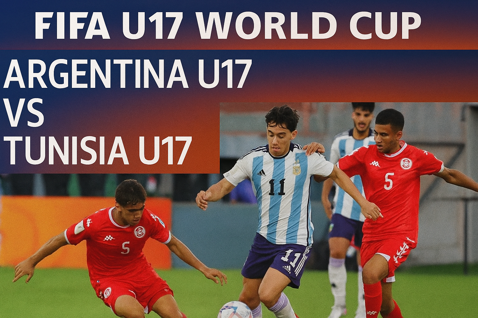 RBTV77indo Siarkan Langsung Argentina U17 vs Tunisia U17 Malam Ini FIFA U17 World Cup - Pertarungan Sengit Tim Muda Dunia